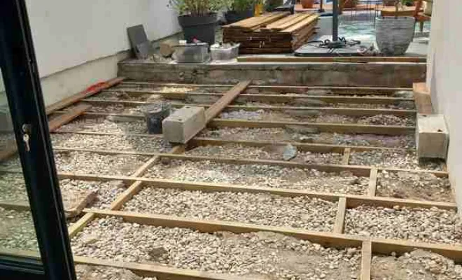 Pose de terrasse en bois, Montpellier, WM Structure